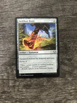 MTG 1x Swiftfoot Boots x1 NM Commander Legends - Image 1