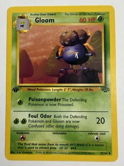 Pokemon TCG Gloom 37/64 Jungle 1st Edition Uncommon Regular English 1999 LP - Image 1