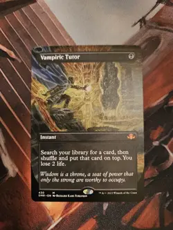 VAMPIRIC TUTOR - BORDERLESS - Non foil- Dominaria Remastered - DMR 430 - MTG - Image 1