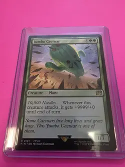 Magic: The Gathering Final Fantasy Jumbo Cactuar R #0191 FFVIII MTG - Image 2