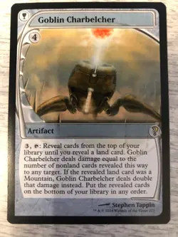 MTG Magic 1 x Goblin Charbelcher #221 x 1 - MB2 - Future Sight Border FREE SHIPP - Image 1