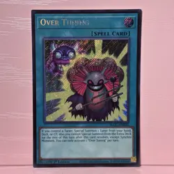 YuGiOh! Over Tuning (Secret Rare) BLGG-EN034 1st Edition NM NEW - Image 1