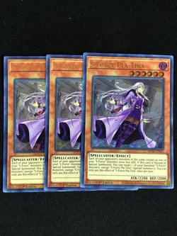 YUGIOH S-FORCE PLA-TINA BLVO-EN015 1ST ULTRA X3 - Image 1