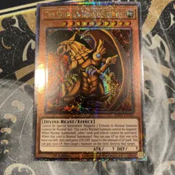 The Winged Dragon of Ra (Quarter Century Secret Rare) RA04-EN118 NM YuGiOh - Image 1