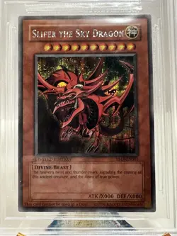 2004 YuGiOh! YMA-EN001 Slifer The Sky Dragon Secret Rare BGS 8 NM-MT #0016195225 - Image 3