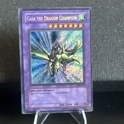 Gaia The Dragon Champion - LOB-125 - Secret Rare - Unlimited - Yugioh LP - Image 1