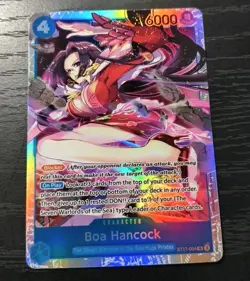 One Piece CCG Starter Deck Boa Hancock SR Holo Card ST17-004 NM - Image 1