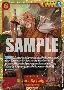 One Piece Foil - Silvers Rayleigh - OP08 / NM / English - Image 1