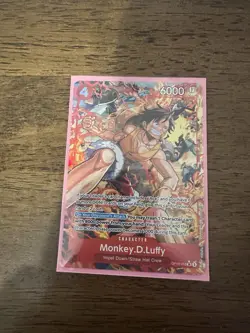 Bandai One Piece CCG Monkey D. Luffy OP16-015 SR Alt Art - Image 1