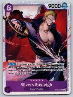 Silvers Rayleigh OP13-066 Super Rare Carrying On His Will One Piece Foil NM - Image 1