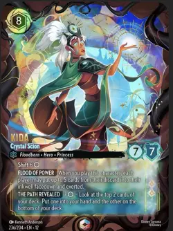 Ravensburger Disney Lorcana Kida - Crystal Scion Enchanted Foil 236/204 EN - Image 1