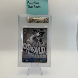Oswald The Lucky Rabbit (081-R): Disney 100 Weiss Schwarz Beckett 9.5 - Image 1
