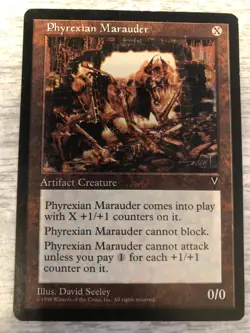 MTG Magic 1 x Phyrexian Marauder x 1 - Visions - NM FREE SHIPPING - Image 1