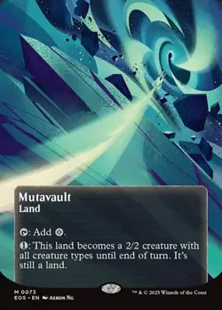 Mutavault (#73) - Extended Art EOS NM MTG - Image 1