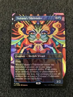 Magic The Gathering MTG - Tishana's Tidebinder (Borderless) Foil - LCI - Image 1