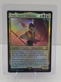 Yuna, Grand Summoner #8 FOIL MTG Final Fantasy FIC NM X1 - Image 1