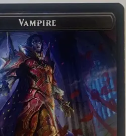Human (001) VAMPIRE 007 Foil Token Innistrad: Crimson Vow MTG - Image 1