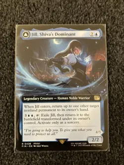Magic The Gathering MTG - Jill, Shiva's Dominant (Extended Art) - FIN - Image 1