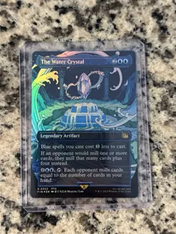 The Water Crystal (Borderless) #333 (Foil) (NM) Final Fantasy FIN Magic MTG - Image 1