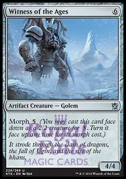 Witness of the Ages 4x FOIL MTG KTK Khans of Tarkir Uncommon MINT artifact - Image 1