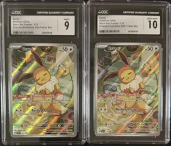 SEQUENTIAL CGC 9 10 EEVEE 173 PRISMATIC EVOLUTIONS ETB BLACK STAR PROMO POKEMON - Image 1