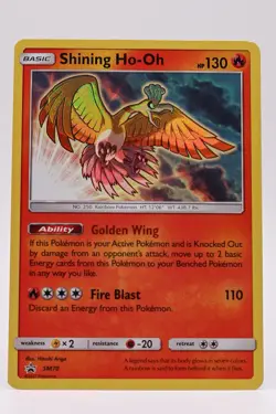Pokemon TCG Shining Ho-Oh SM70 Black Star Promo 2017 Shiny NM - Image 1