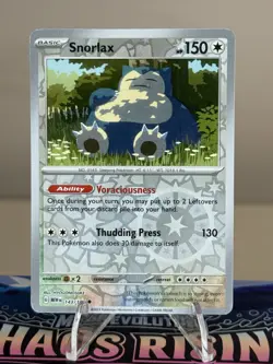 Pokemon Scarlet And Violet 151 Snorlax Reverse Holo 143/165 - NM Near Mint - Image 1