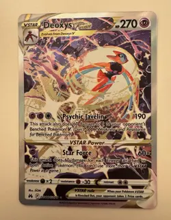 Pokemon Deoxys VSTAR GG46/GG70 Crown Zenith Galarian Gallery Holo Ultra Rare - Image 1