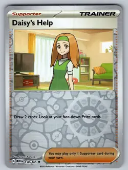 Daisy's Help 158/165 Uncommon 151 Pokemon Reverse Holo Lightly Played - Image 1