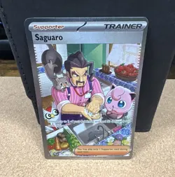 Pokemon Company Saguaro 270/193 Paldea Evolved Ultra Rare Full Art Holo EN 2023 - Image 1