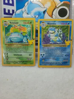 Pokemon Venusaur 15/102 Blastoise 2/102 Celebrations Near Mint Fast Ship - Image 1