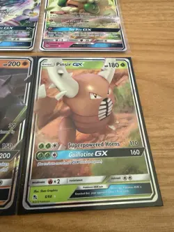 Pokemon GX Lot of 6 Raichu GX Onix GX Lurantis GX Pinsir GX Near Mint NM - Image 5