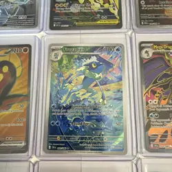 Pokemon Lot Of 9! Full Art And Ultra Rares! Frogadier, Dragalge, Eelektross! - Image 2