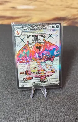 Pokemon TCG Charizard ex 215/197 Obsidian Flames Full Art Ultra Rare NM - Image 1