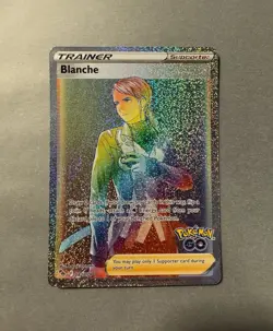 Blanche Rainbow Full Art Trainer - Pokemon GO 082/078 Pokemon NM - Image 1