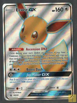 Eevee GX - SM242 Holo Promo Sun & Moon Promo Pokemon Lightly Played - Image 1
