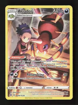Ariados TG09/TG30 Holo Brilliant Stars Trainer Gallery Pokemon NM - Image 1