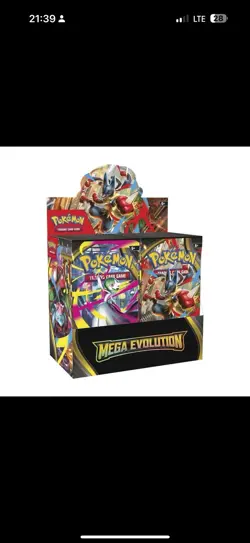 POKEMON MEGA EVOLUTION ENHANCED BOOSTER BOX (PRESALE 9/26!) NEW SEALED - Image 1