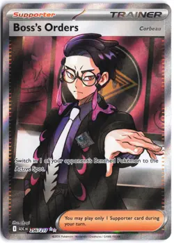 Boss's Orders [Corbeau] 256/217 Ultra Rare Ascended Heroes Pokemon NM - Image 1