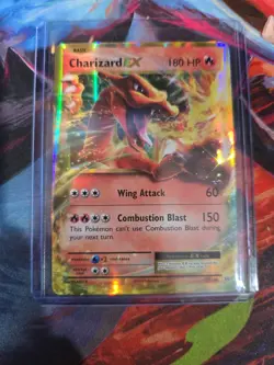 Pokemon TCG Charizard EX Full Art Holo Rare 12/106 180 HP English NM CLEAN - Image 1