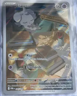 Pokemon Espurr 095/088 Perfect Order Illustration Rare - Image 1