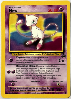RARE Mew Black Star Promo 1995,96,98 Pokemon LV.23 #151 Collector - Image 1