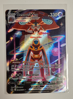 Pokemon Deoxys VMAX GG45/GG70 SWSH: Crown Zenith: Galarian Gallery NM - Image 1