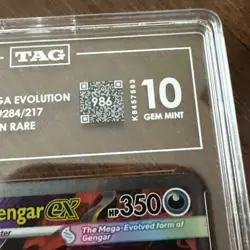 Pokemon 2026 Mega Gengar ex 284 Ascended Heroes TAG 10 SCORE 986 - Image 2