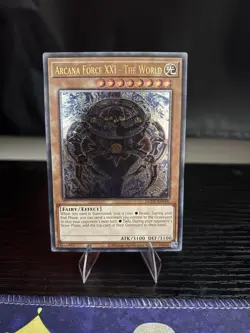Yu-Gi-Oh! TCG Arcana Force XXI - The World LODT-EN016 1st Ed Ultimate Holo - Image 1