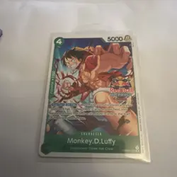 Red Bull Monkey D. Luffy One Piece PRB02-005 Common - Image 1