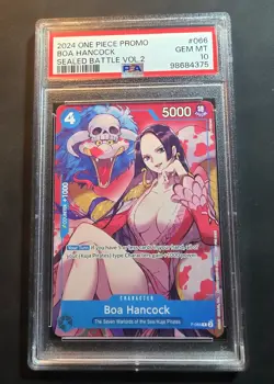 Boa Hancock P-066 Sealed Battle Vol.2 2024 One Piece Promo PSA 10 - Image 1