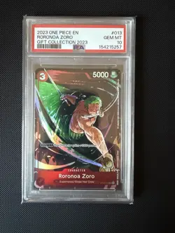 Roronoa Zoro ST01 013 Gift Collection 2023 One Piece Card Game English - PSA 10 - Image 1