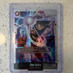 FB01-139 SCR Son Goku Battle Bandai Dragon Ball Super Card Game 30000 Power - Image 1