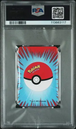 1999 BICYCLE POKEMON MINI PLAYING CARDS RED DECK ACE OF CLUBS NIDOKING PSA 10 - Image 2